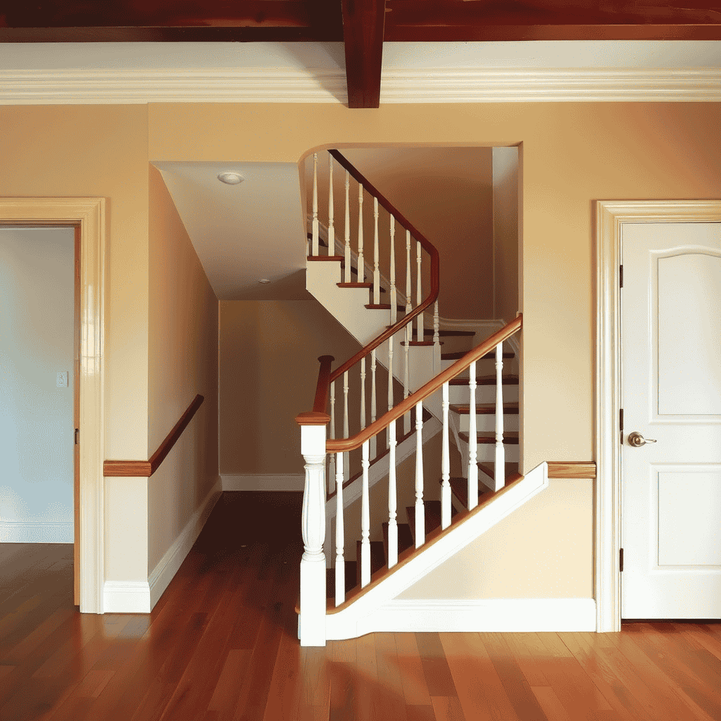 Staircase and Railing Painting